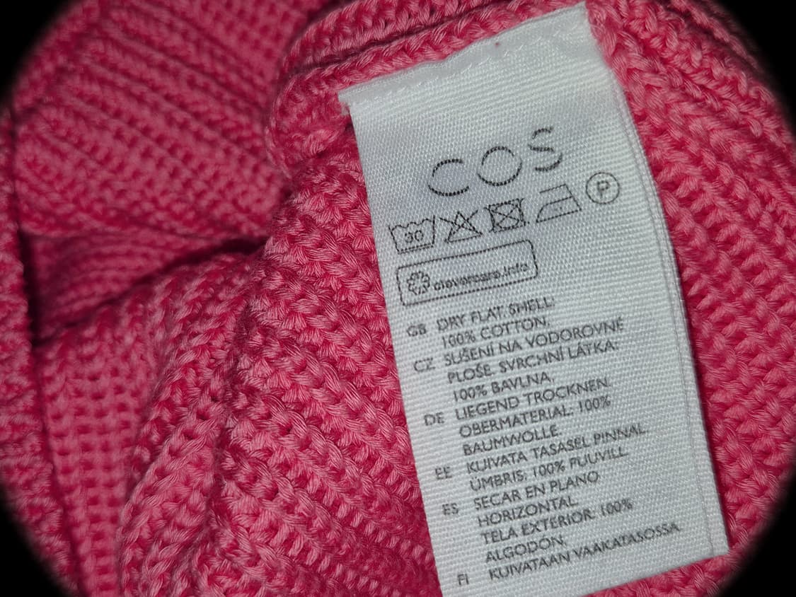 COS Organic Cotton Draped Panel Sweater 상품이미지3