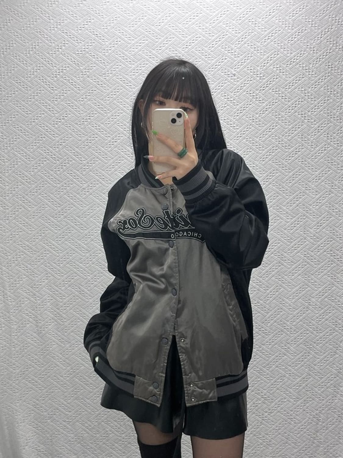 MLB 올드스쿨 시카고 화이트삭스 바시티 자켓 100 C09132 상품이미지2