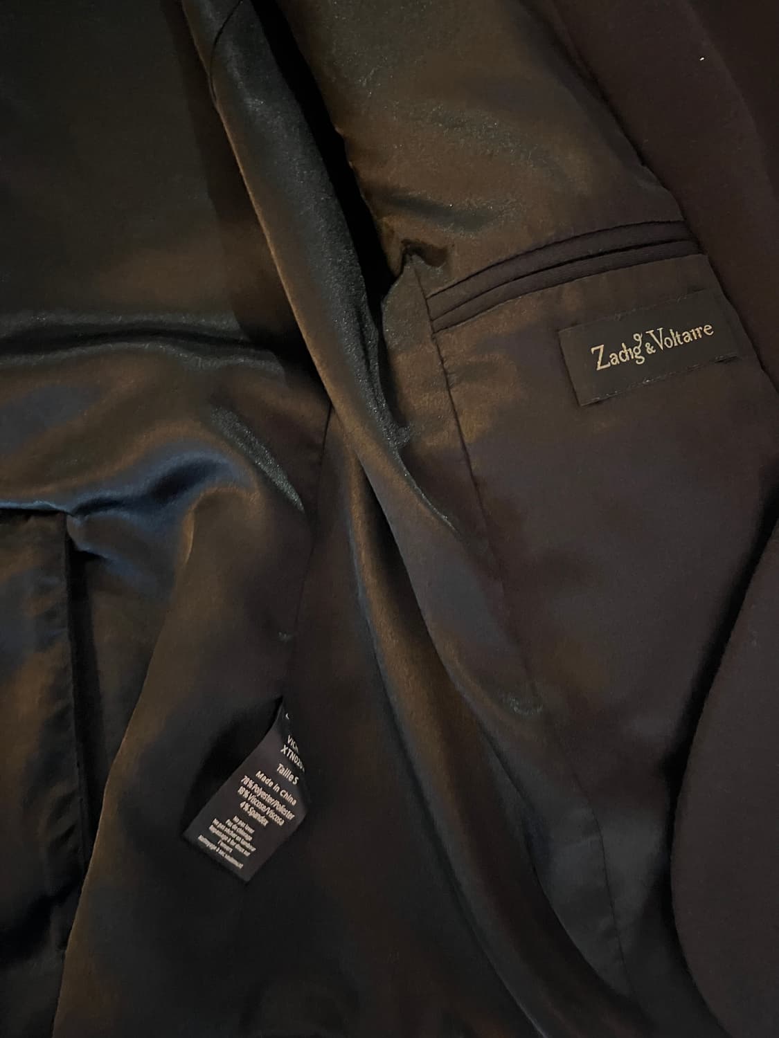 자딕앤볼테르 블랙 쟈켓 상품이미지4