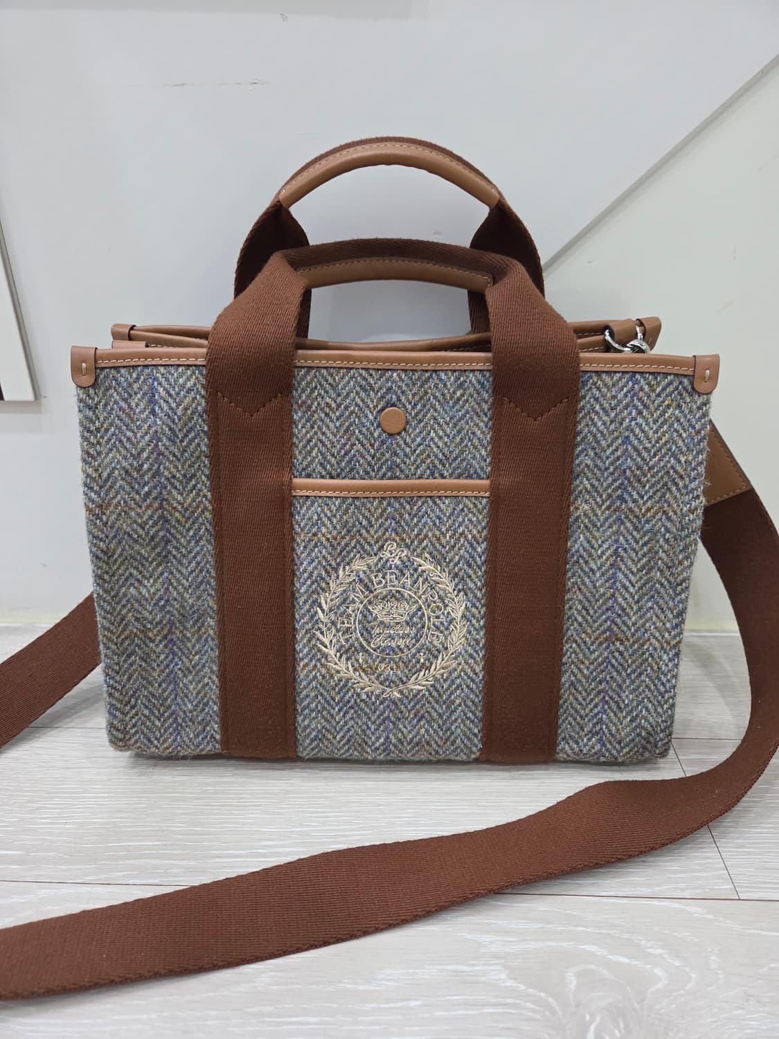 빈폴  해리스 트위드토트백 상품이미지1
