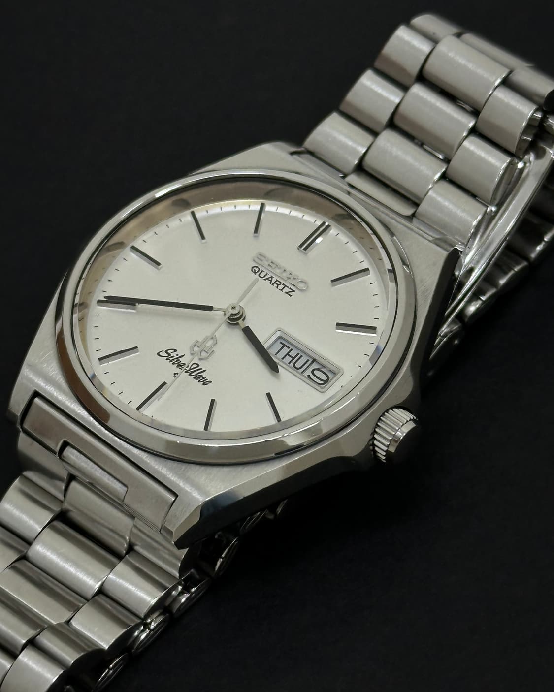 세이코 실버웨이브 라운드 쿼츠 시계 상품이미지5