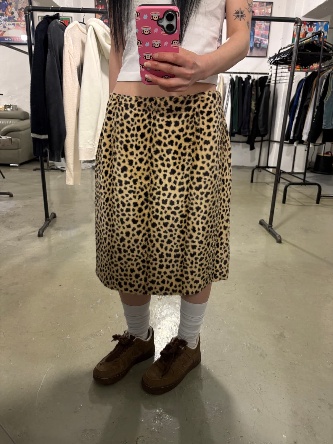 일제 빈티지 레오파드 치마 상품이미지2