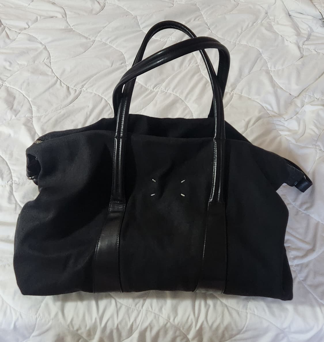 마르지엘라 왁스 코튼 보스턴백 상품이미지1