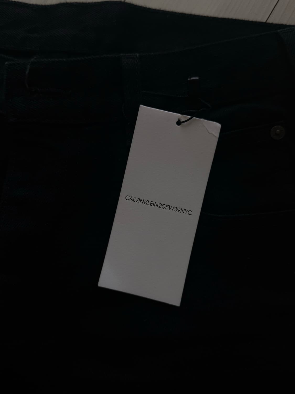 (새상품) 라프시몬스 205w39nyc 캘빈클라인 블랙진 상품이미지3