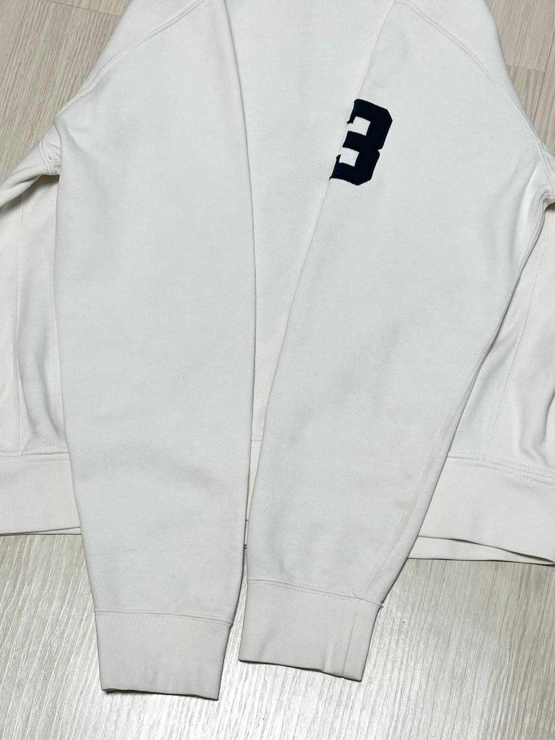 폴로 랄프로렌 신형 빅포니 로고 투웨이 체크 후드집업 화이트 상품이미지8