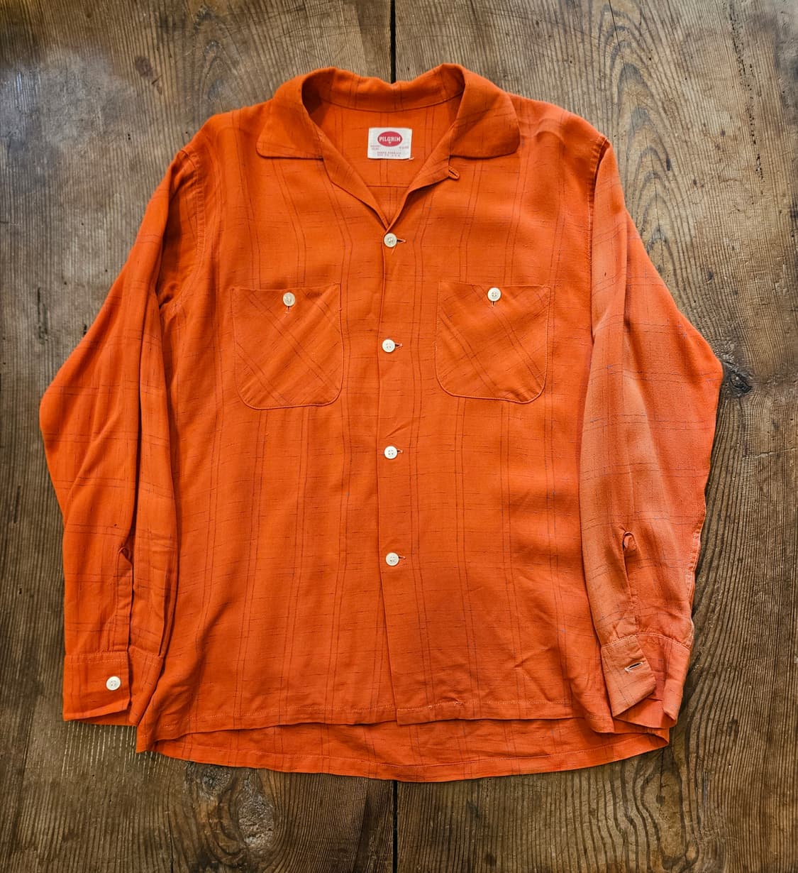 60s 빈티지 pilgrim 개버딘 셔츠 자켓  상품이미지1