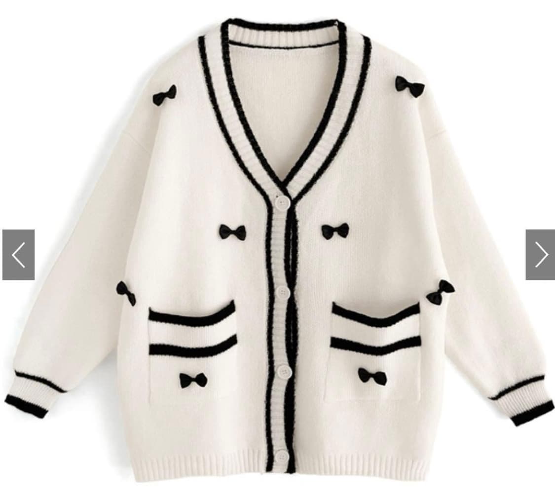 GRL 일브 히메갸루 리본 가디건 리즈리사 빈티지 트랄라라 핀터레스트 상품이미지1