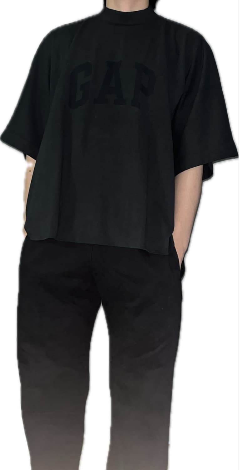 이지 갭 크롭 노심 티 상품이미지3