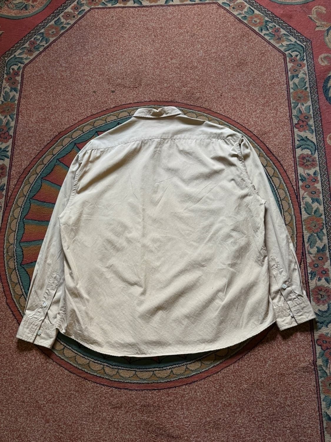 Porter Classic Roll Up Shirt Beige Color 상품이미지3