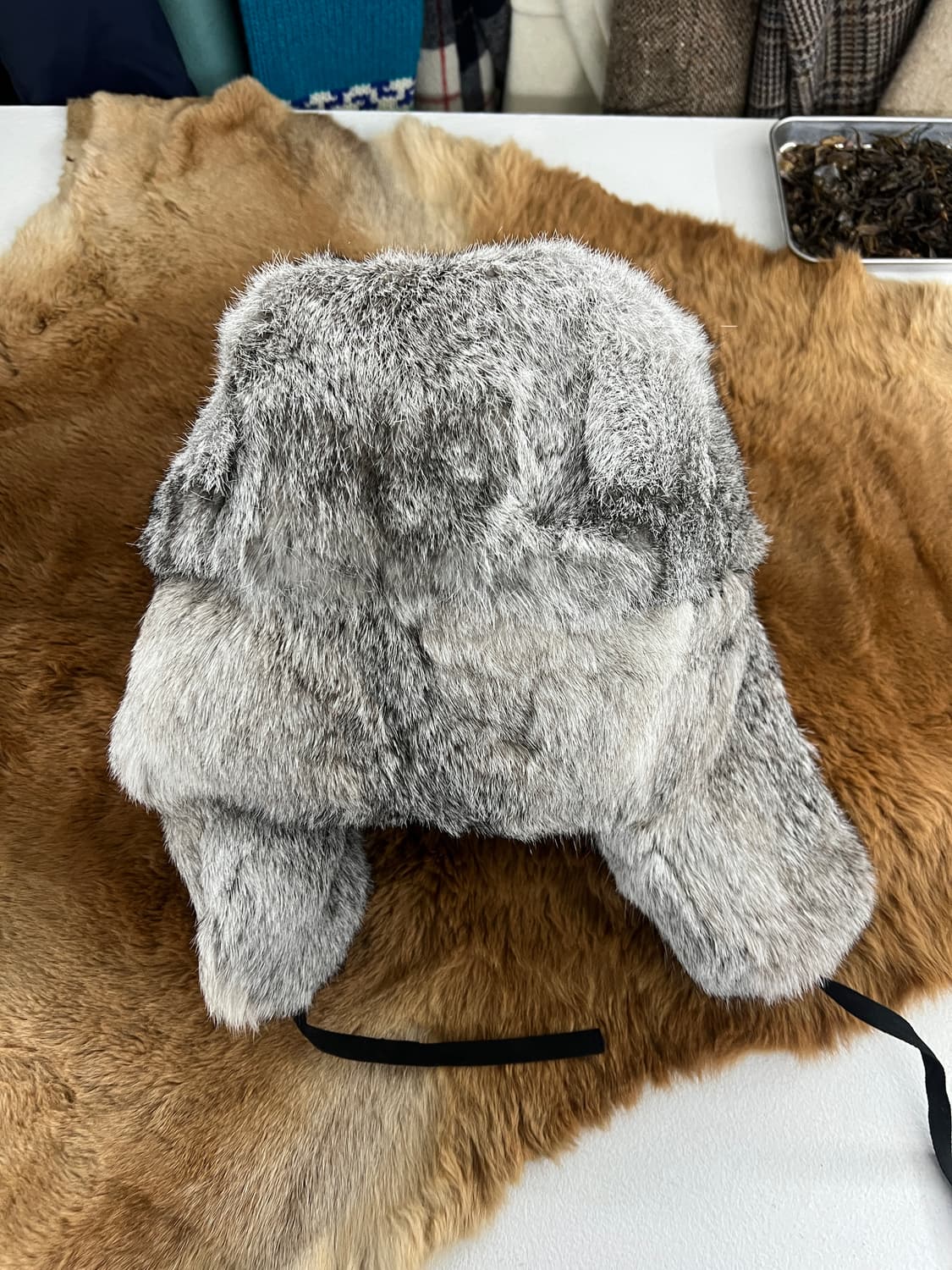 빈티지 리얼퍼 군밤모자 상품이미지5