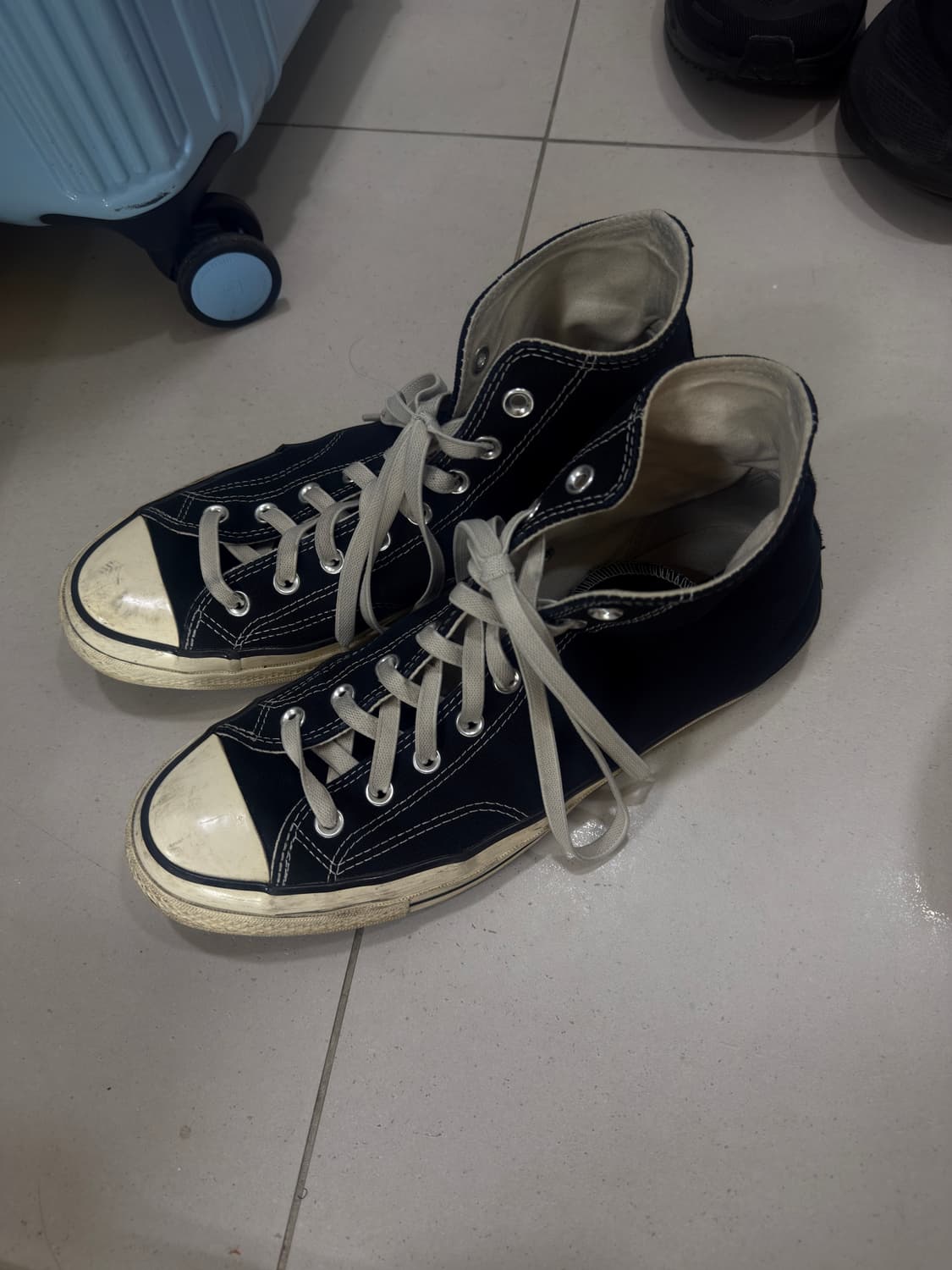 컨버스 척테일러 블랙 / 290 / 고무끈 상품이미지6