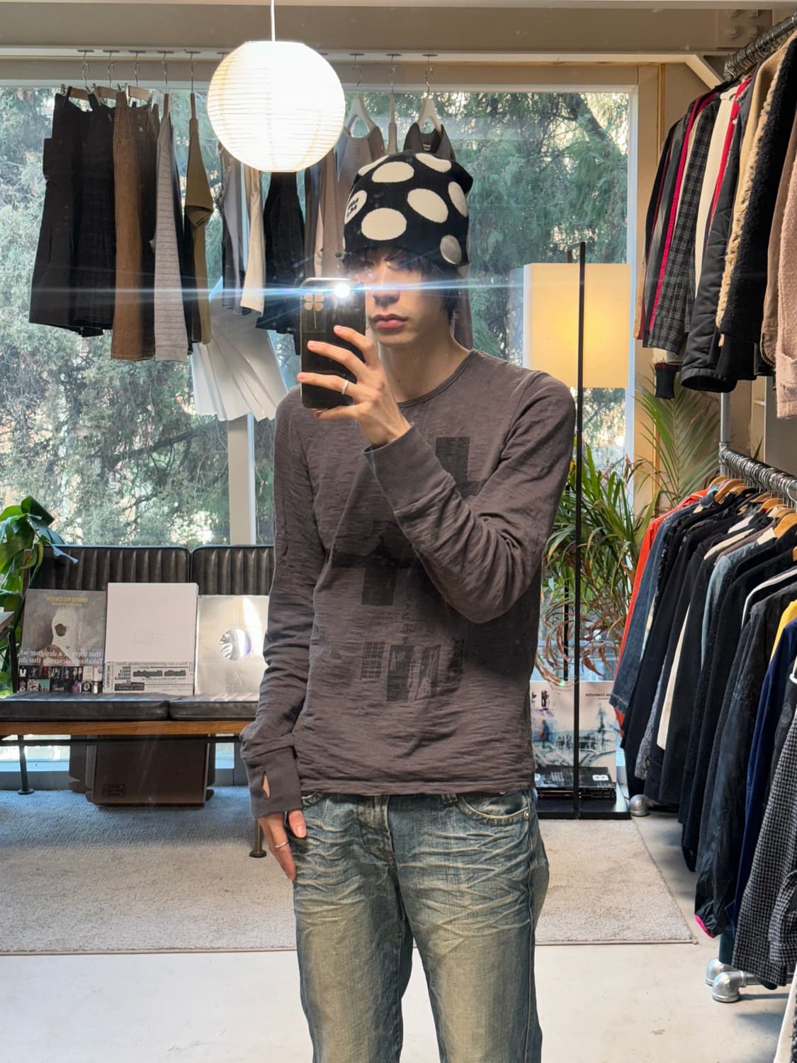 마크 바이 마크 제이콥스 도트 리버서블 비니 상품이미지5