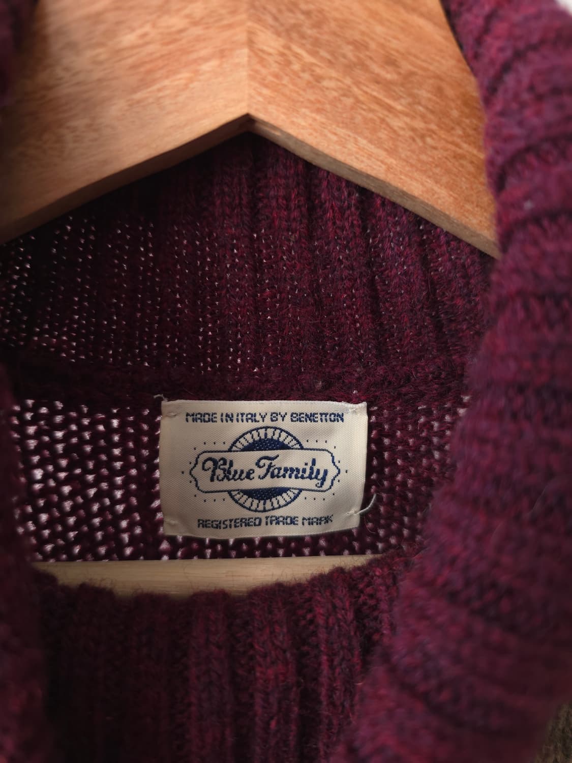 Blue Family 터틀넥 니트  made in Italy 상품이미지3