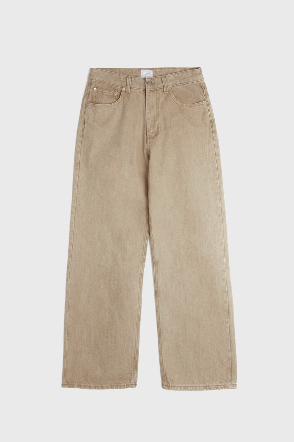 유스 와이드 데님 샌드베이지 m 상품이미지3