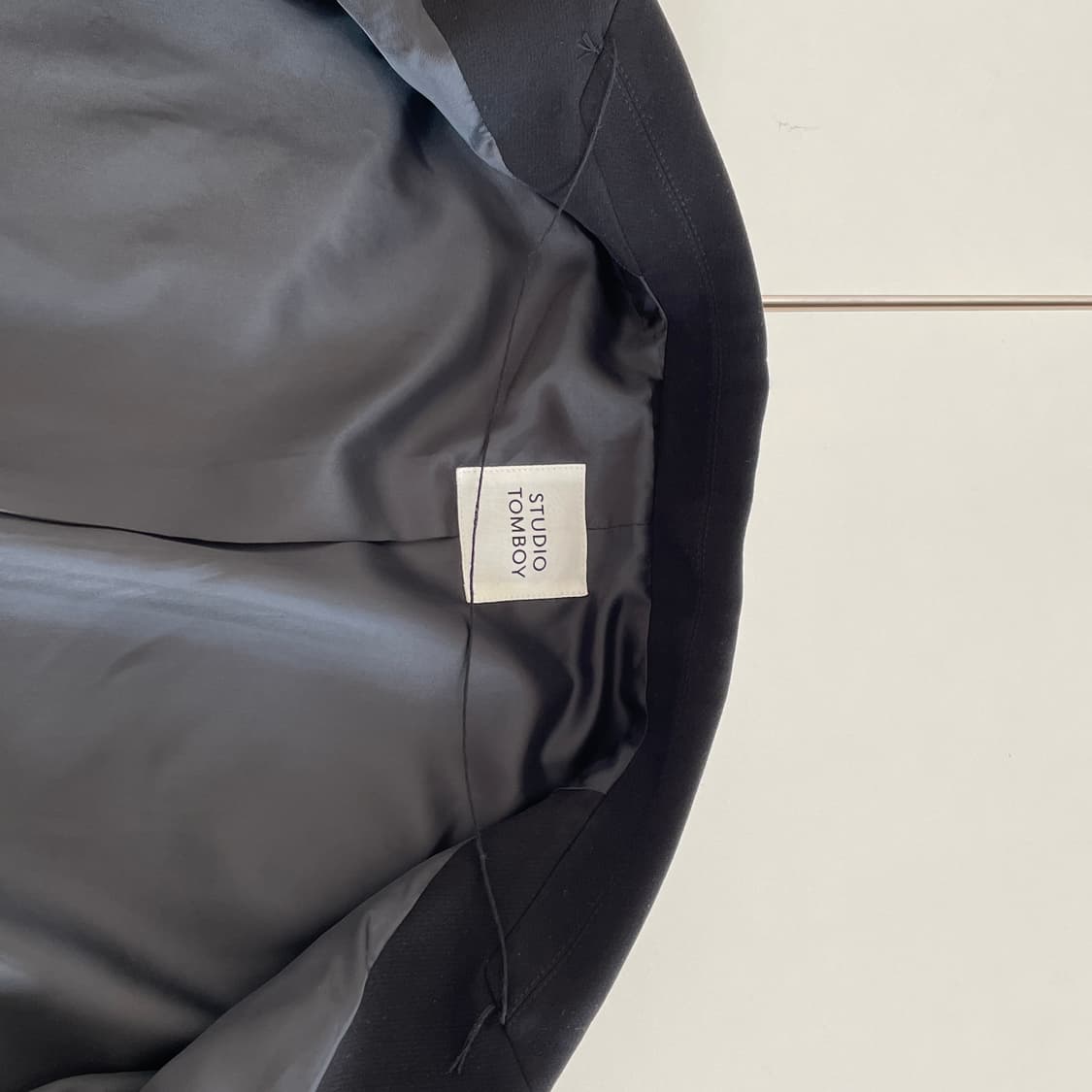 스튜디오톰보이 오버핏 블랙 블레이저 자켓 상품이미지7