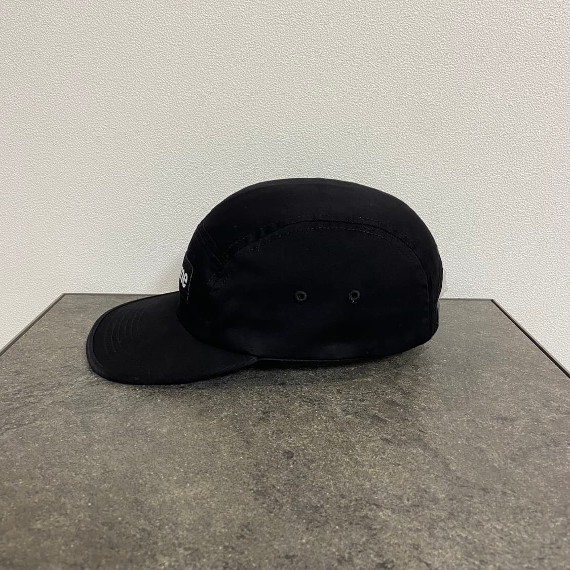 (OS) 슈프림 박스로고 캠프캡 모자 워시드 블랙 상품이미지3