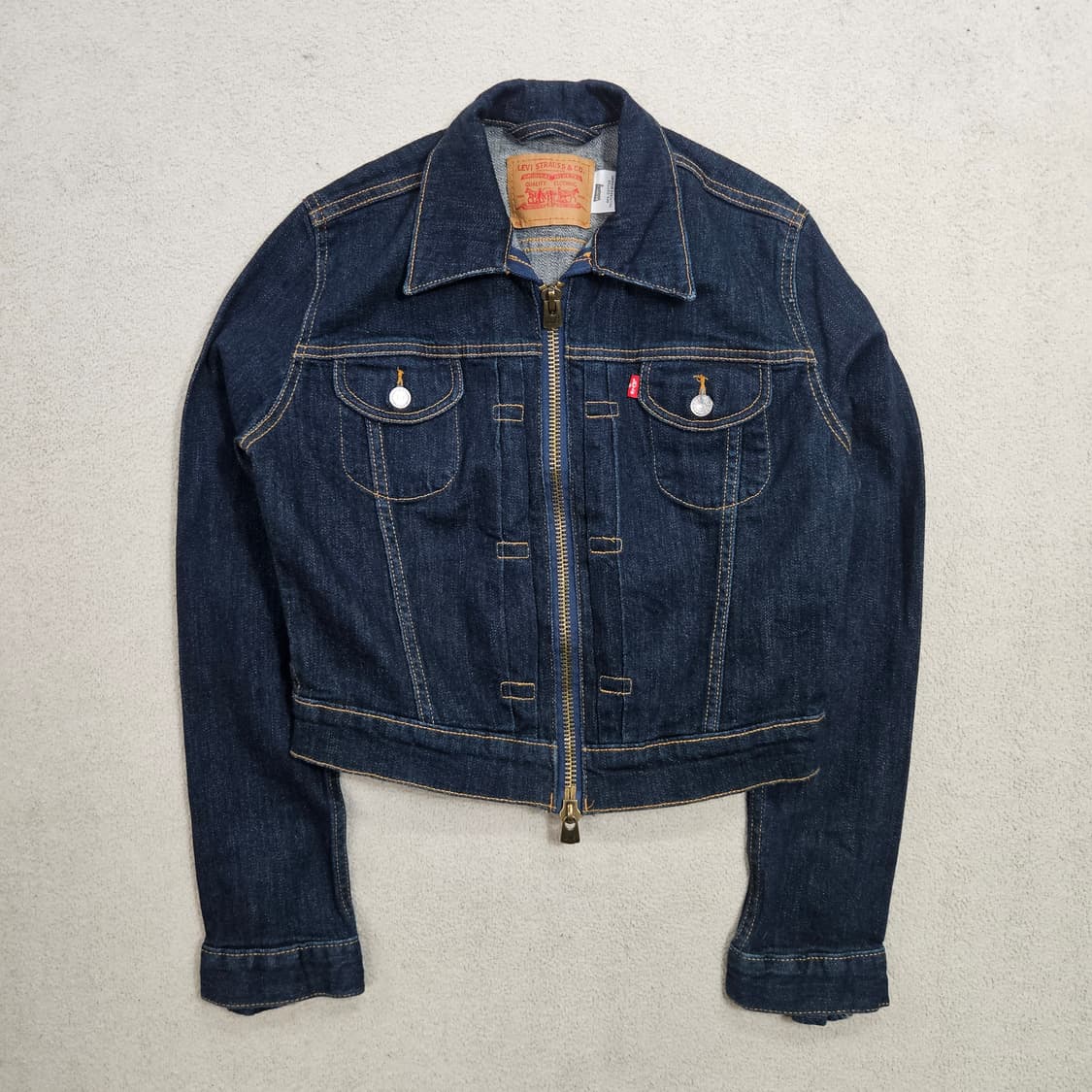 리바이스 크롭 데님 자켓 L 상품이미지1