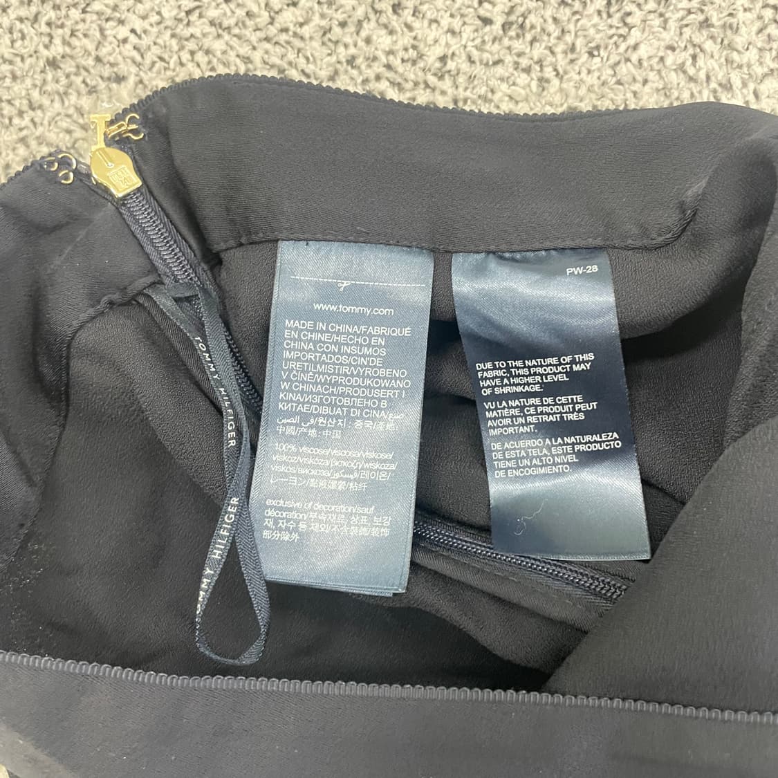 [34] 타미힐피거 여성 블랙 스커트 0102HS1 상품이미지3