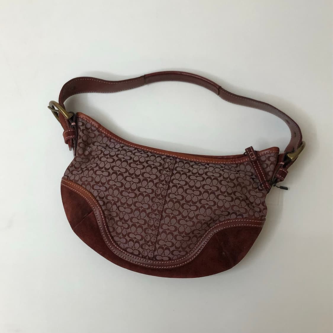 Coach 코치 버건디 숄더백 상품이미지2