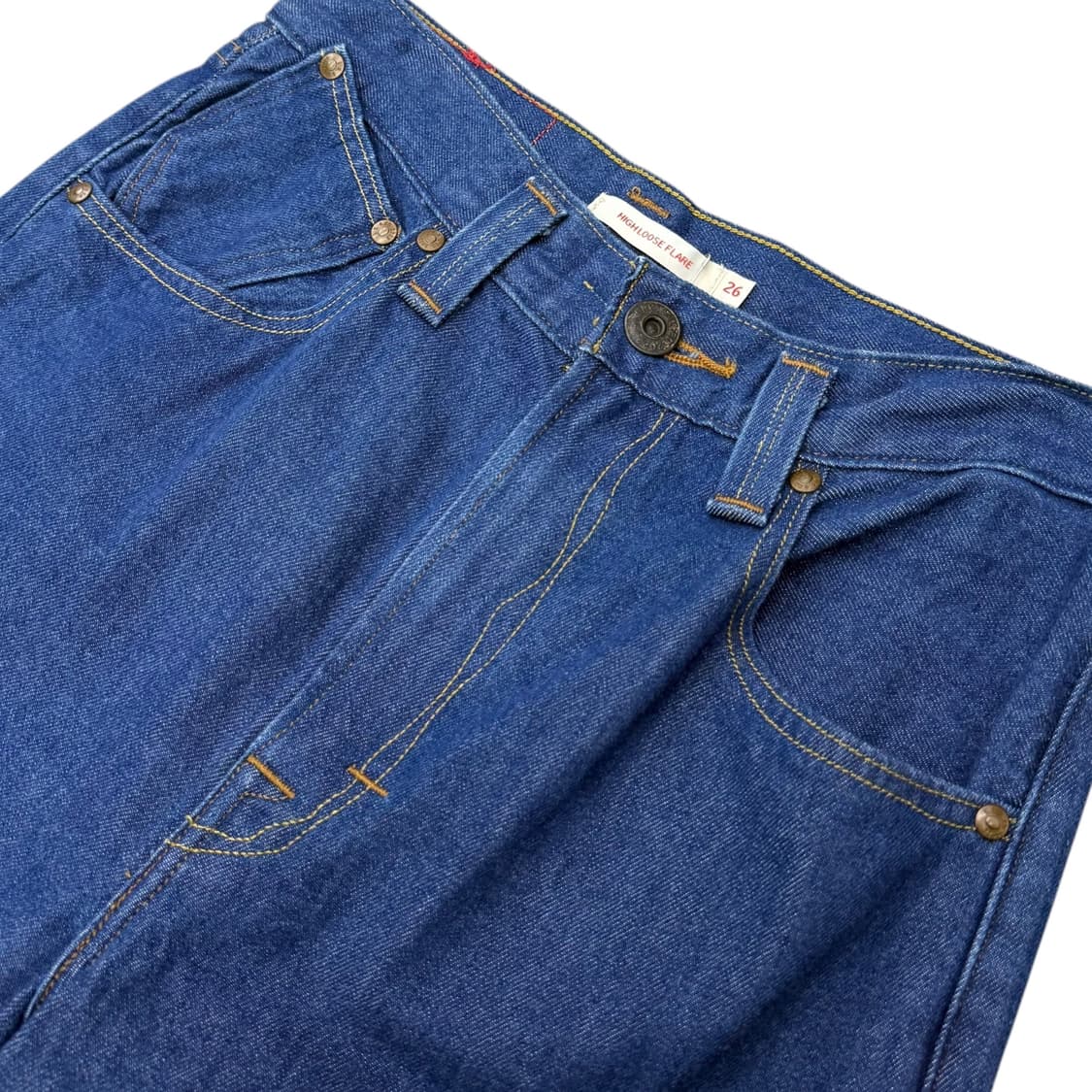 리바이스 레드탭 데님 그라데이션 와이드 부츠컷 플레어진 상품이미지5