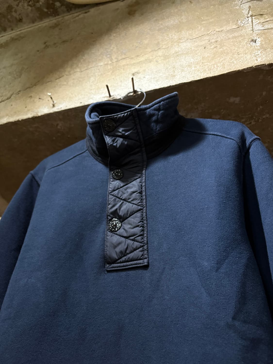 Stone Island 스톤 아일랜드 코튼 반집업 상품이미지2