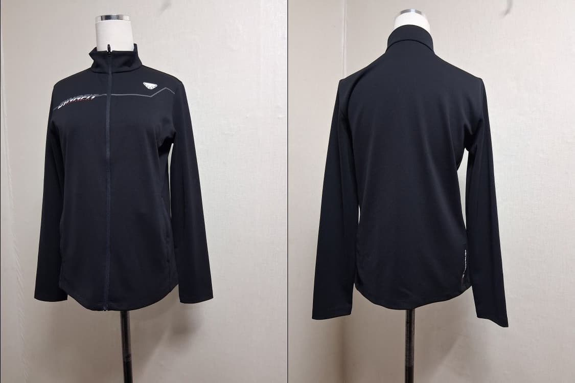 디이나핏 여성 블랙 트랙져지 상하셋업. 66 27까지  상품이미지3