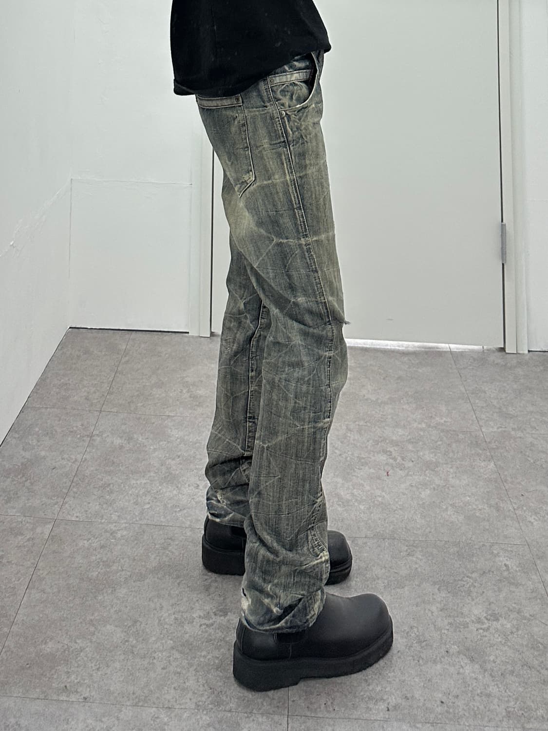 Superubis distressed denim jeans 상품이미지9