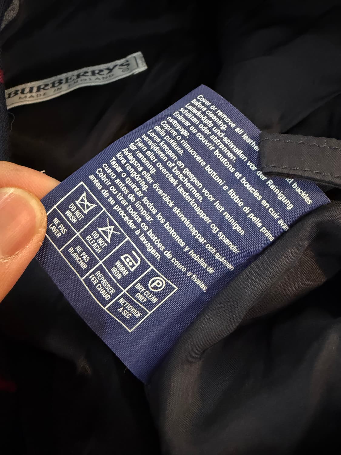 버버리 체크 플리츠 스커트 치마 M 상품이미지5