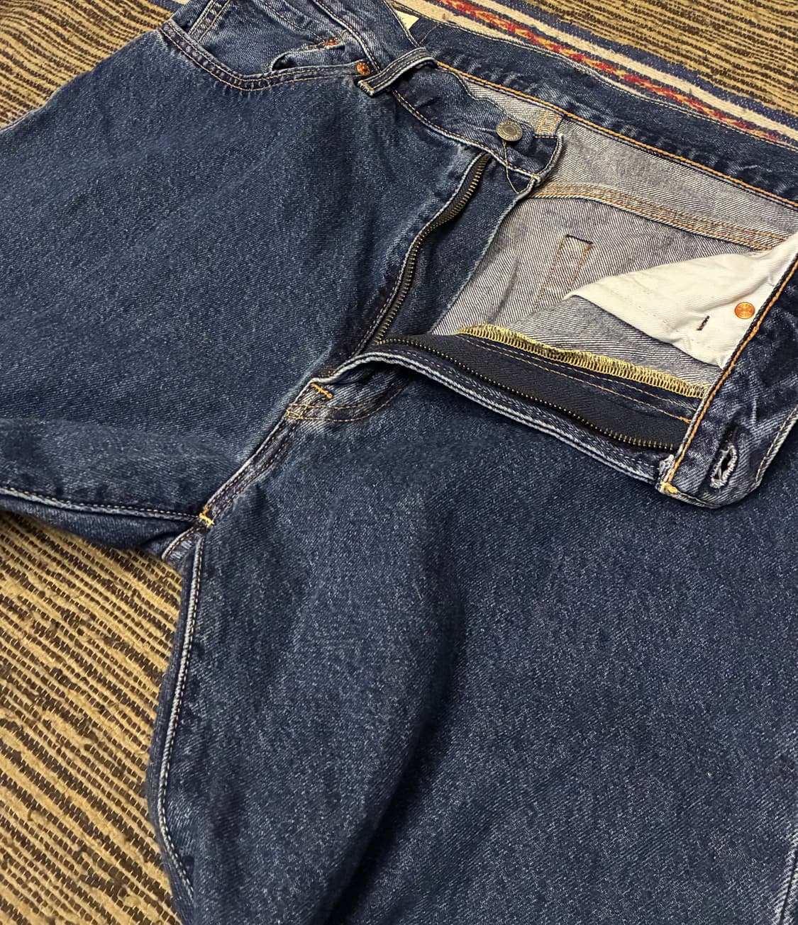 (36)리바이스 551z 프리미엄 빅E 진청 데님 청바지 상품이미지3