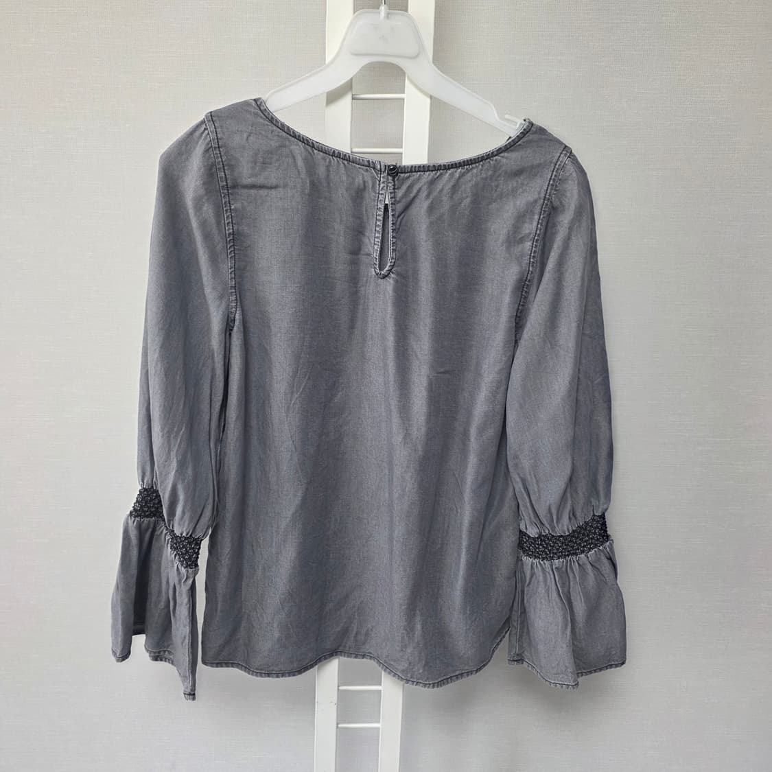 GAP 데님 플레어 소매 블라우스 상품이미지7