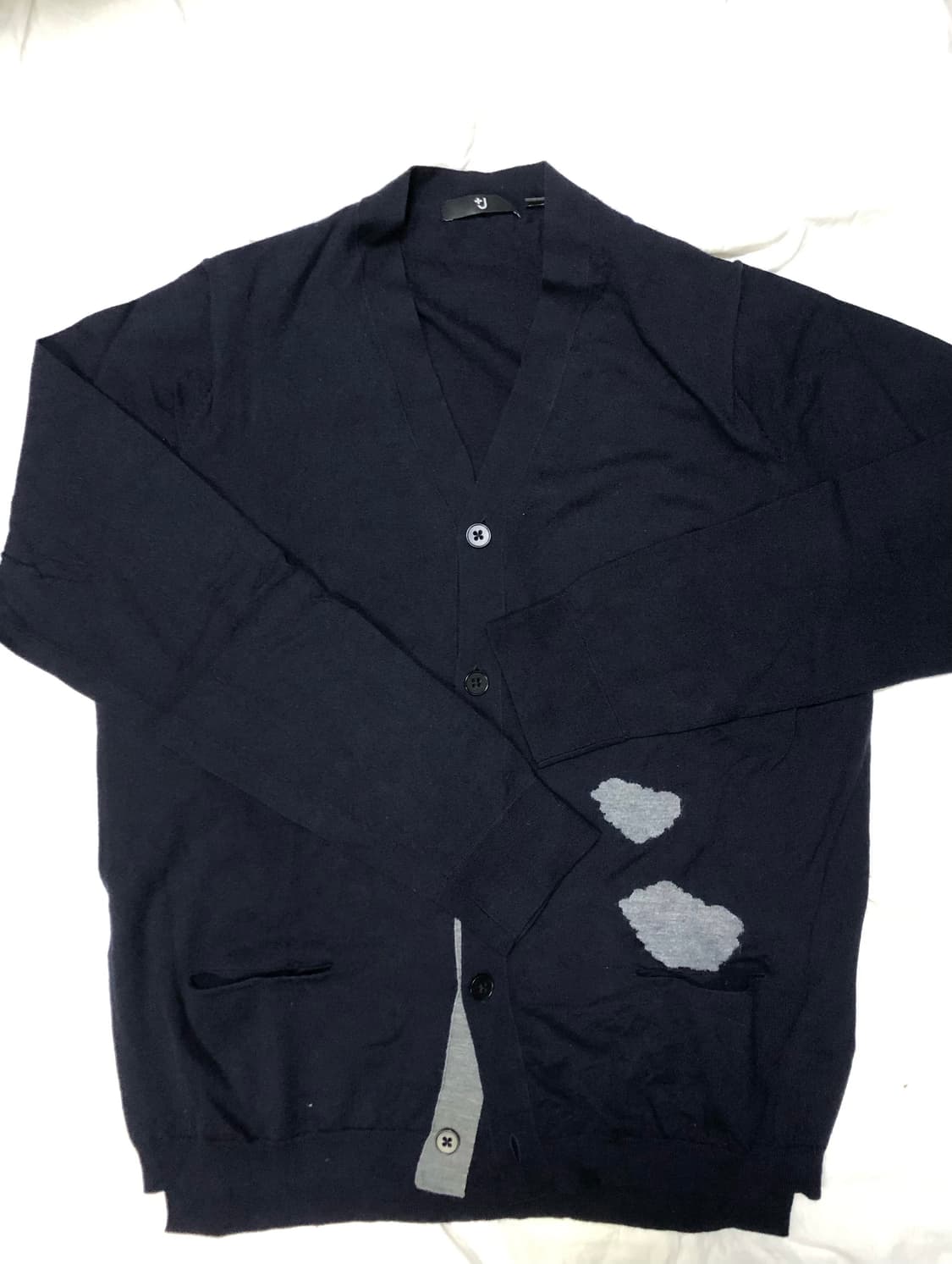 XL) 질샌더 유니클로 가디건 네이비 상품이미지1