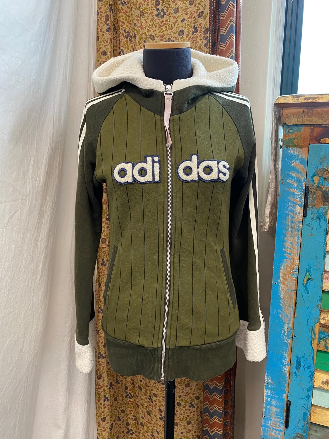 ADIDAS 카키후드집업자켓(M) 상품이미지2
