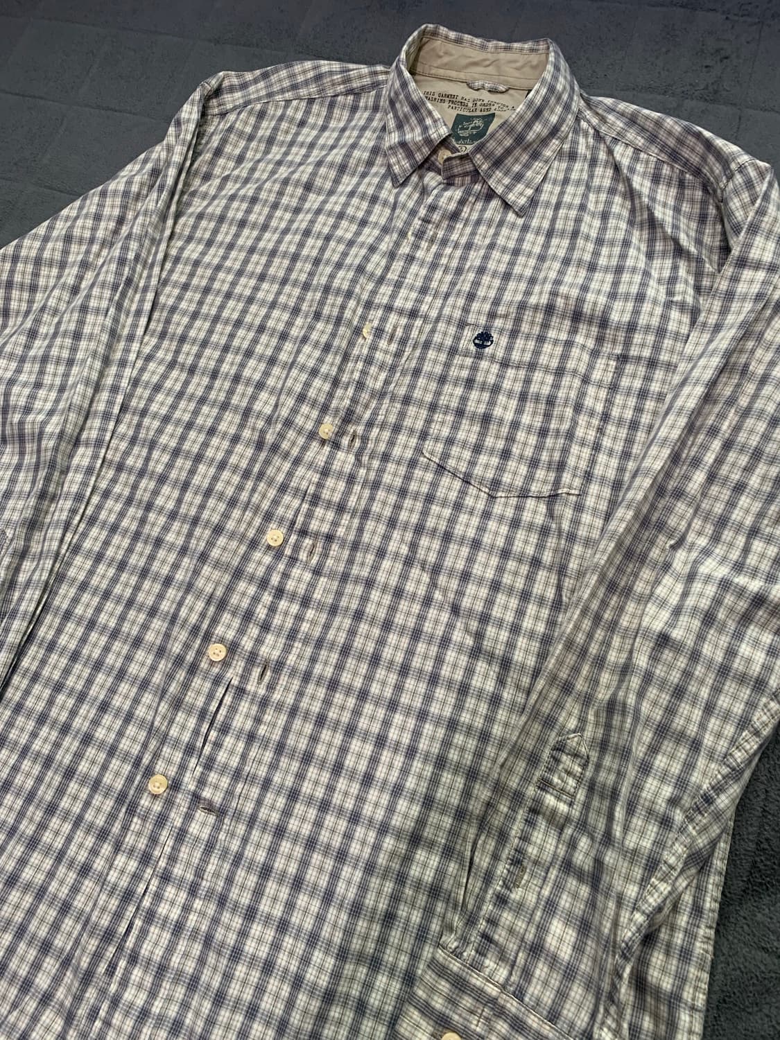팀버랜드 Timberland 남성 체크 셔츠 L 상품이미지4