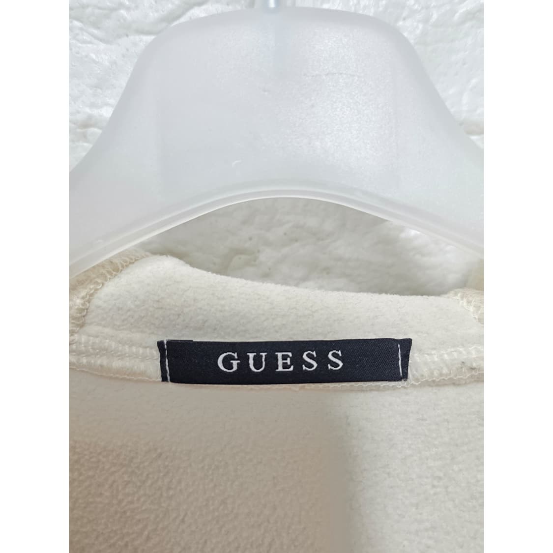 택포// 게스 후리스 XS 아이보리 상품이미지2