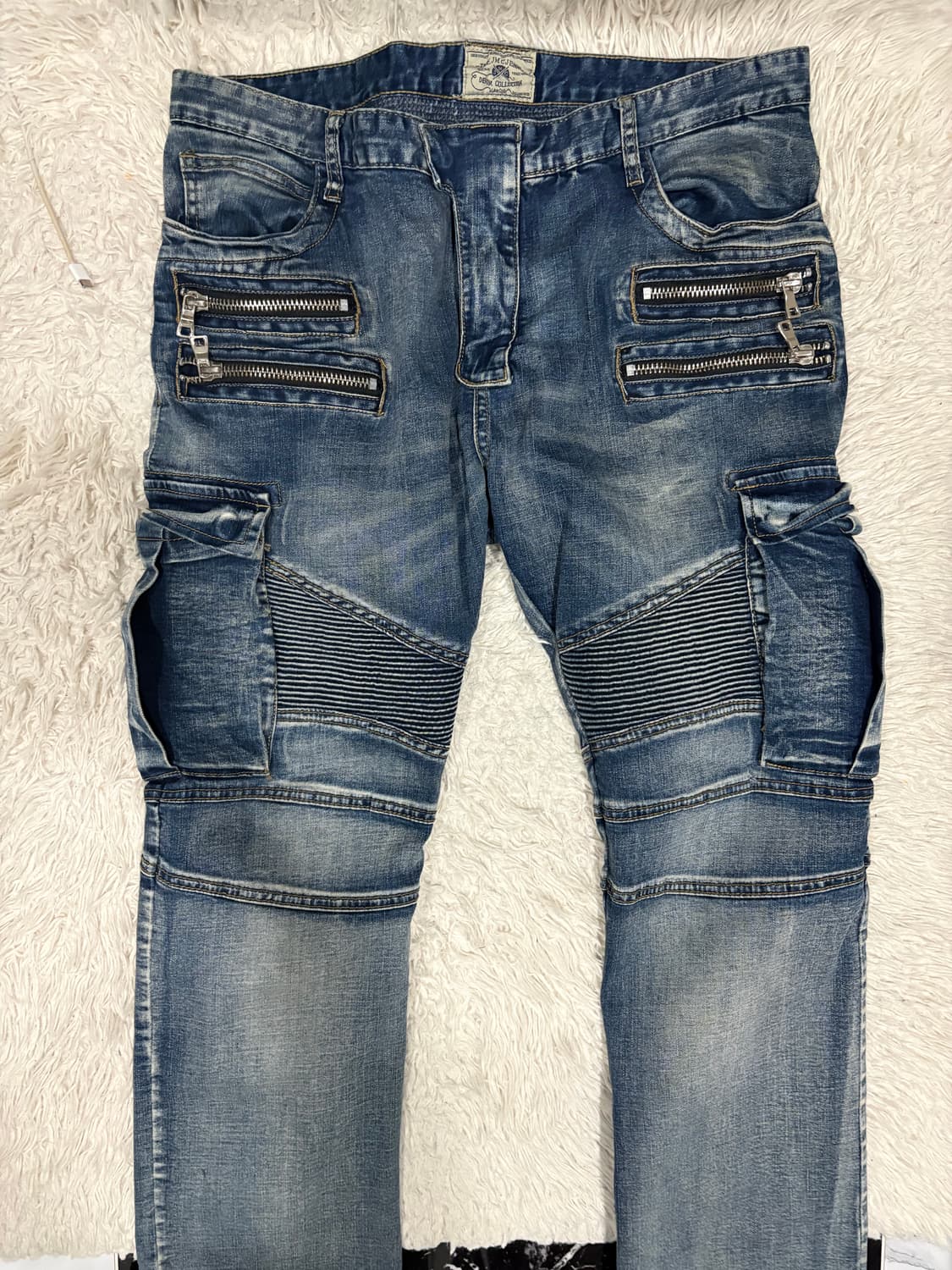 발망맛 바이커 데님 청바지 상품이미지3