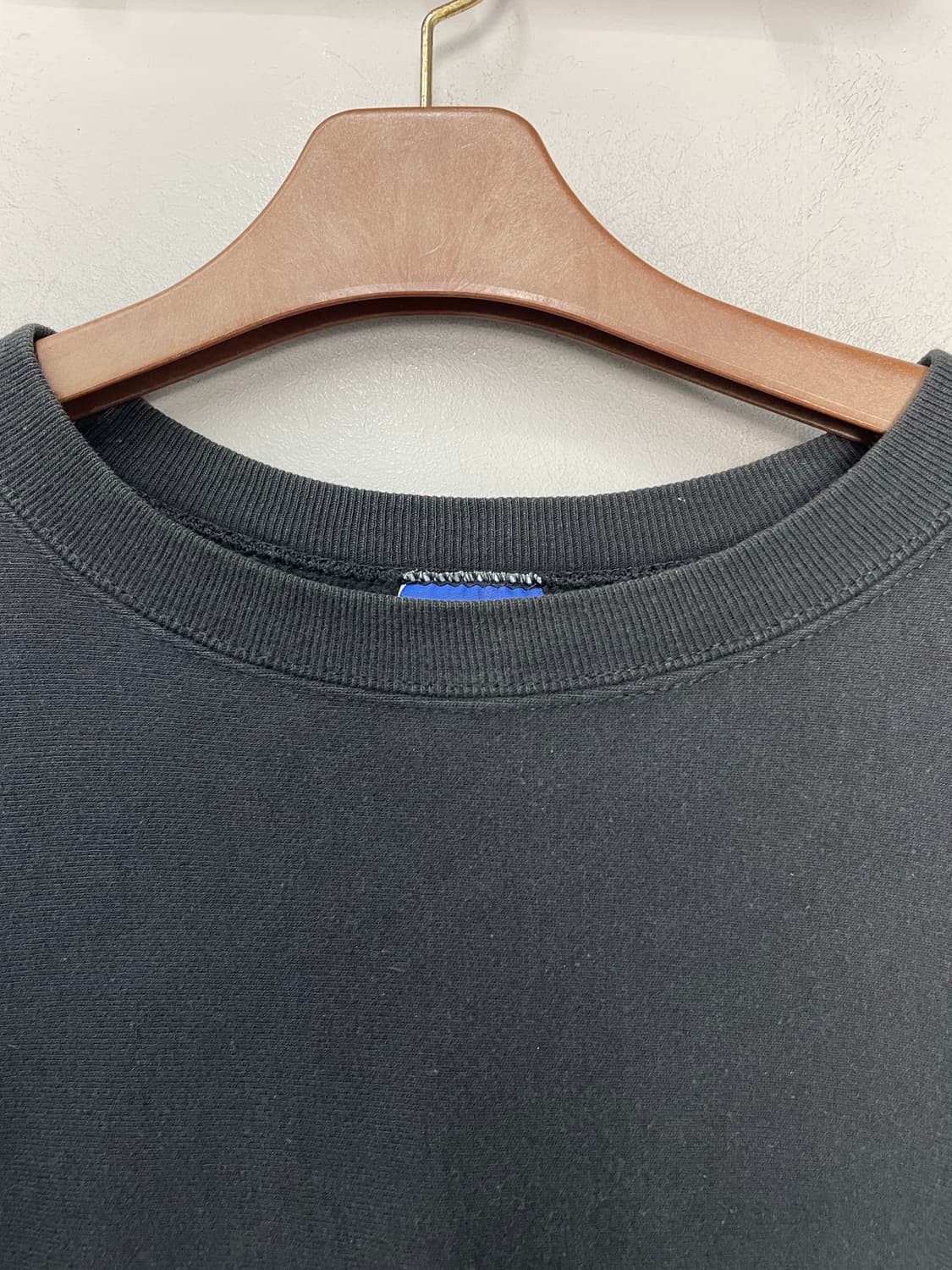 챔피온 리버스 위브 빅로고 블랙 맨투맨 H2569 상품이미지8