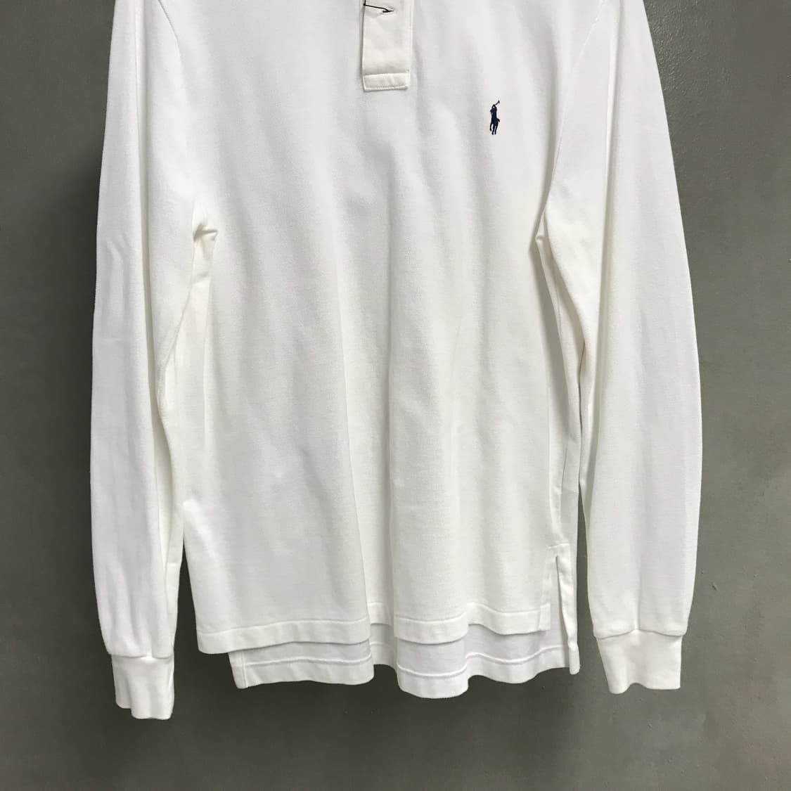 폴로 랄프로렌 PK 긴팔 카라티 화이트 M 상품이미지3