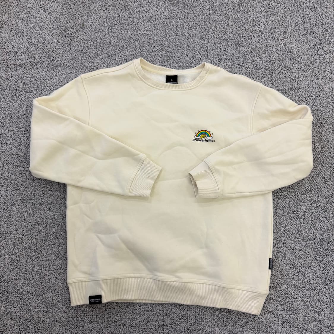 L 그루브라임 기모 맨투맨 0128H1 상품이미지1