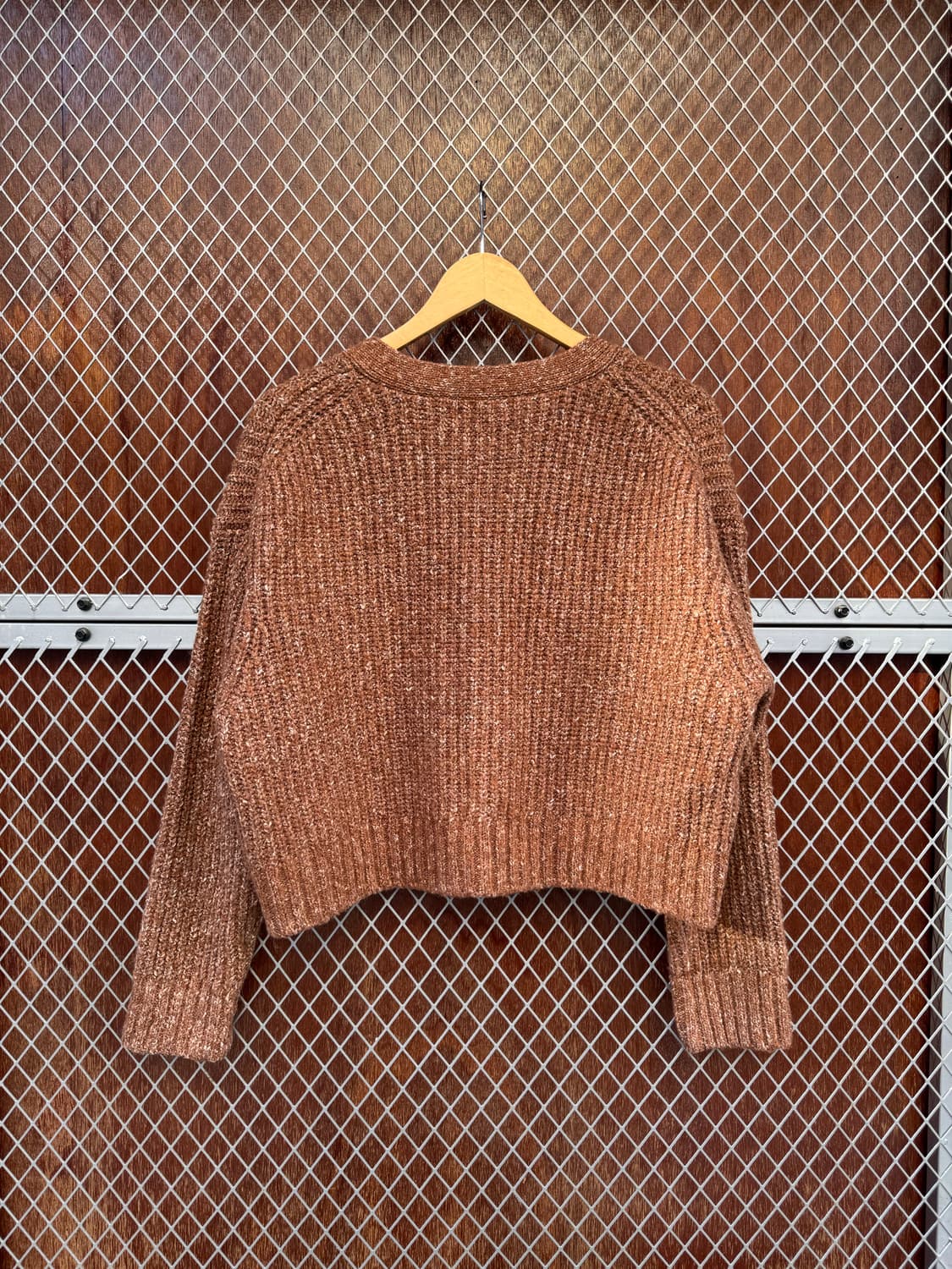 지컷 G-cut 브라운 보카시 포켓 니트 가디건 F 상품이미지6