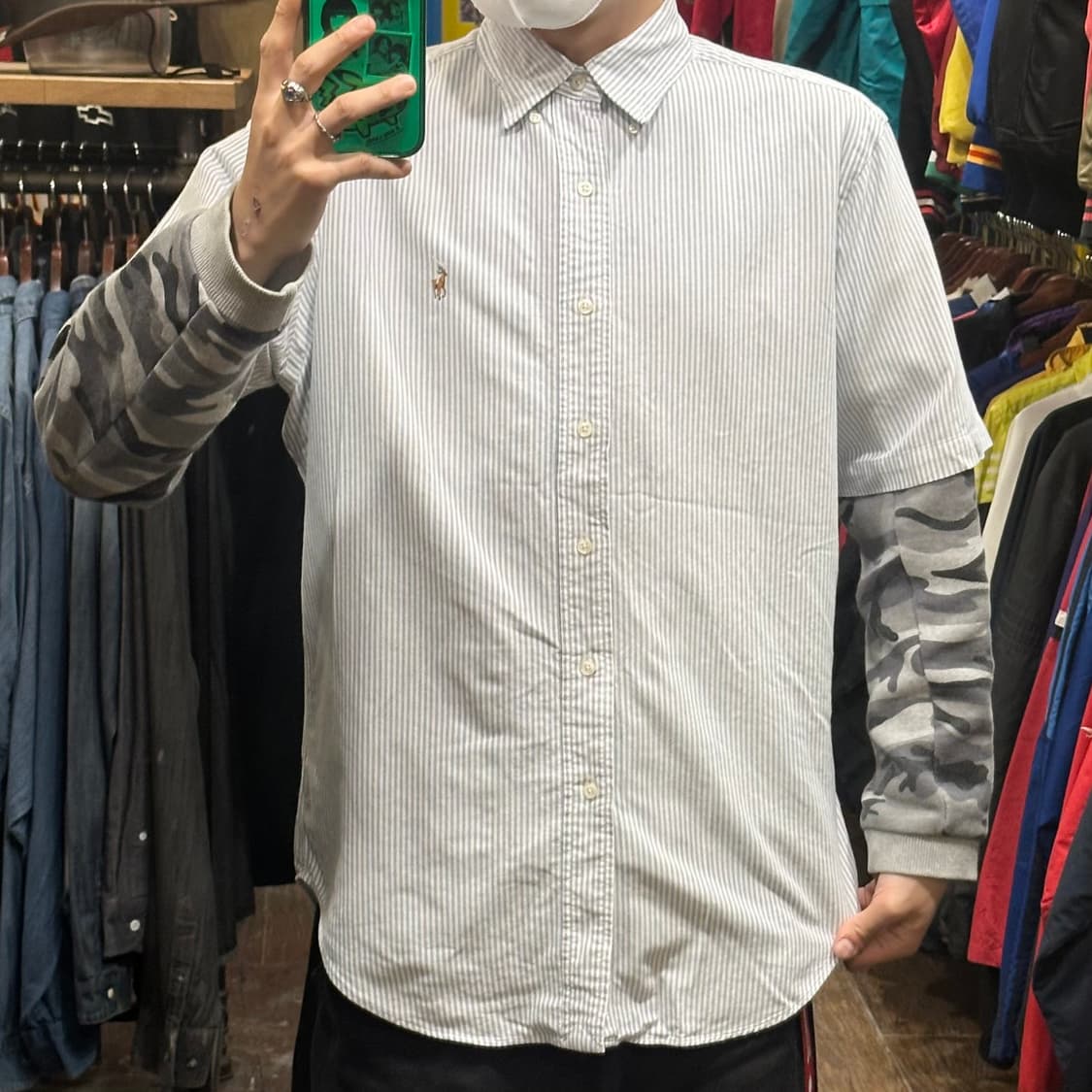 [HI] 폴로 랄프로렌 반팔셔츠 스카이블루 상품이미지2