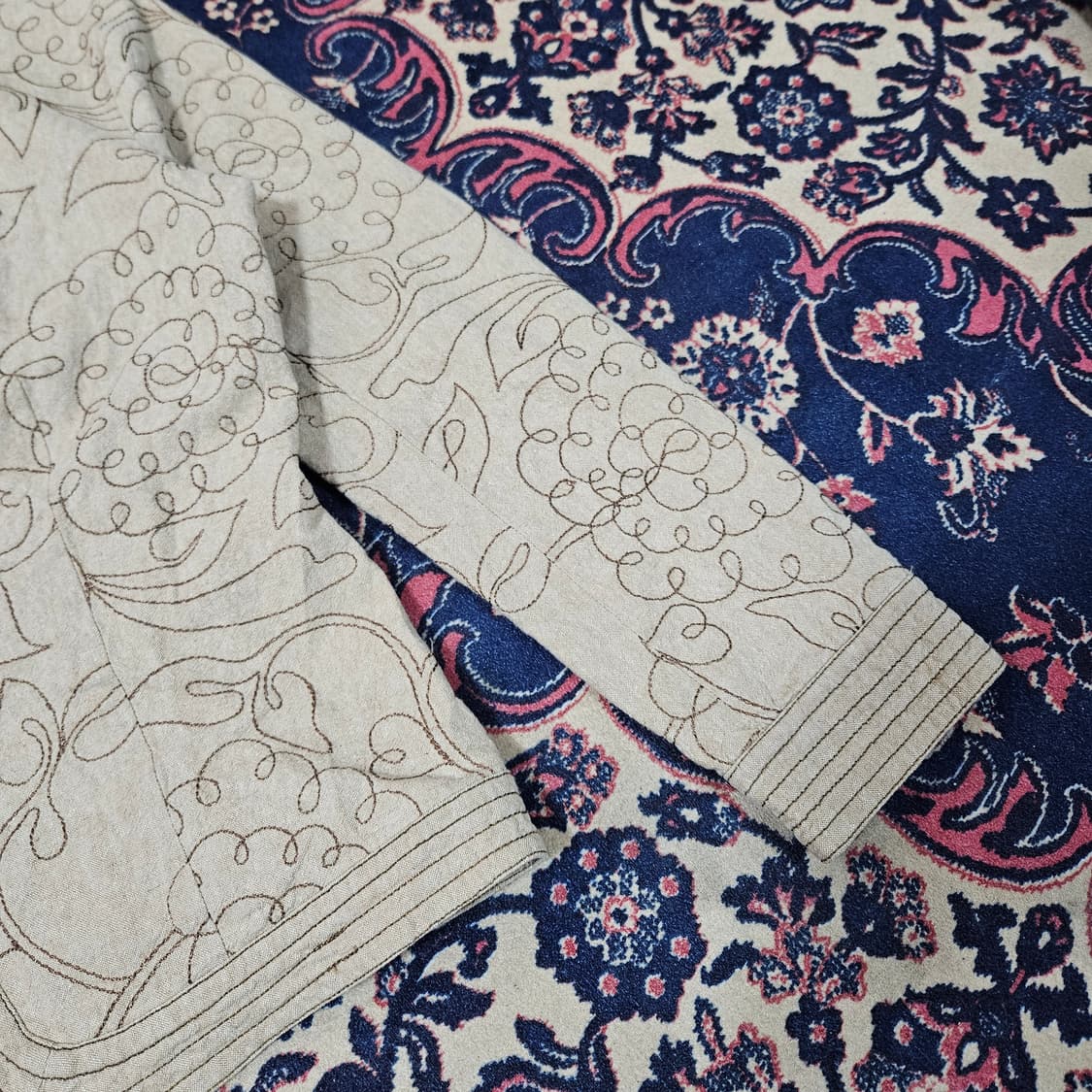 Requirements 린넨 블렌딩 자수 밴드 버튼업 자켓 S  상품이미지4