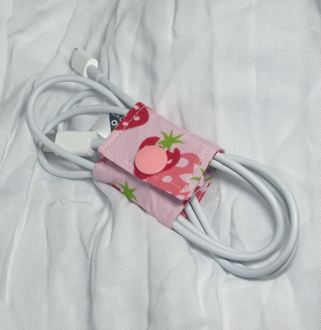 키치딸기 이어폰 줄감개 자체제작 세트상품 1+1 상품이미지1