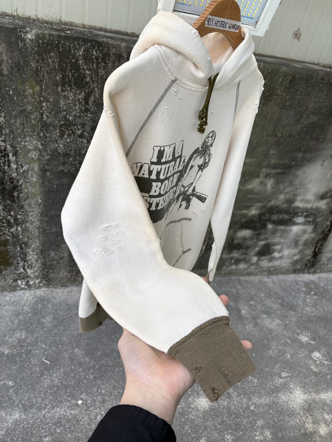 90‘s 히스테릭 글래머 디스트레스드 후드 상품이미지7