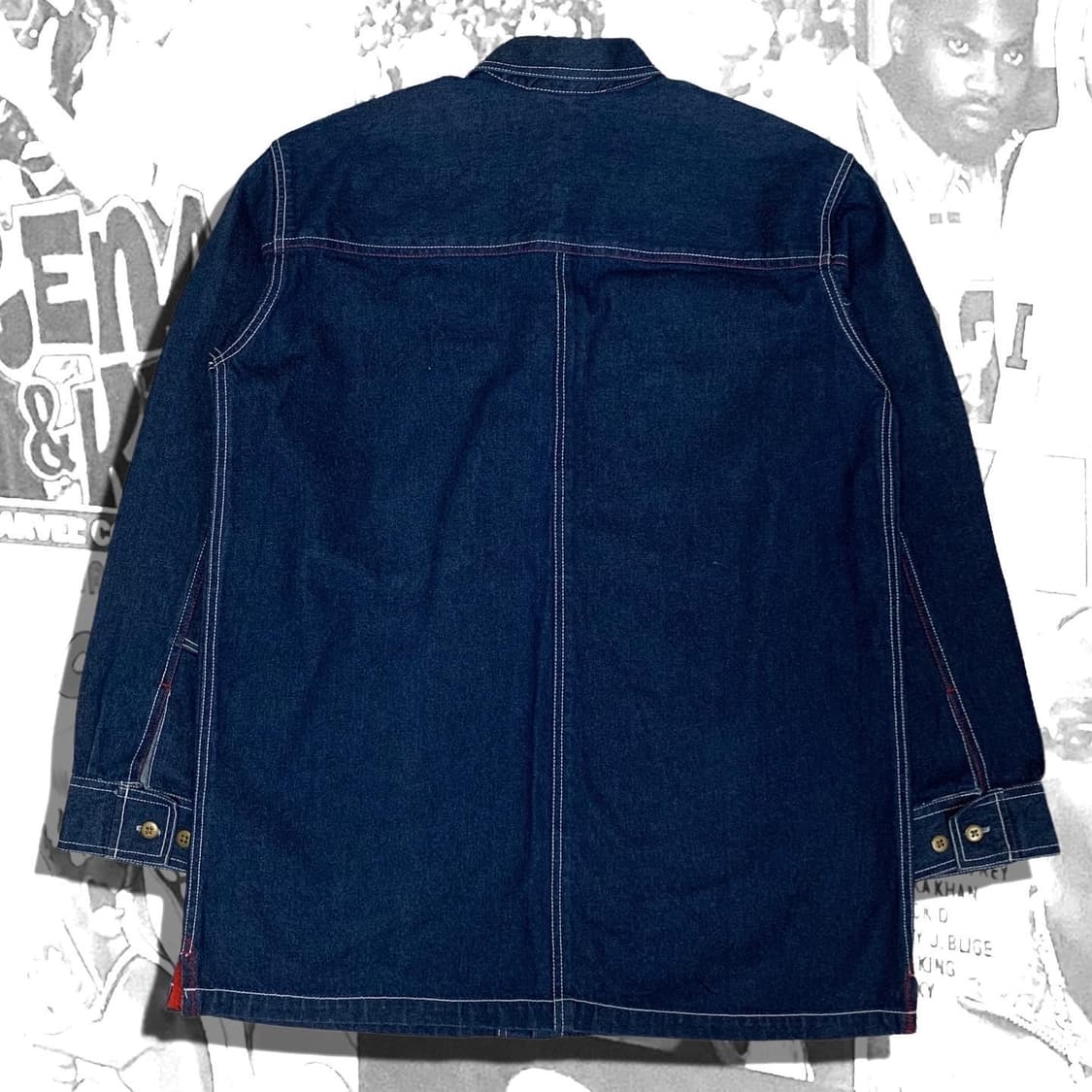 Has soul 올드스쿨 힙합 데님셔츠 상품이미지4