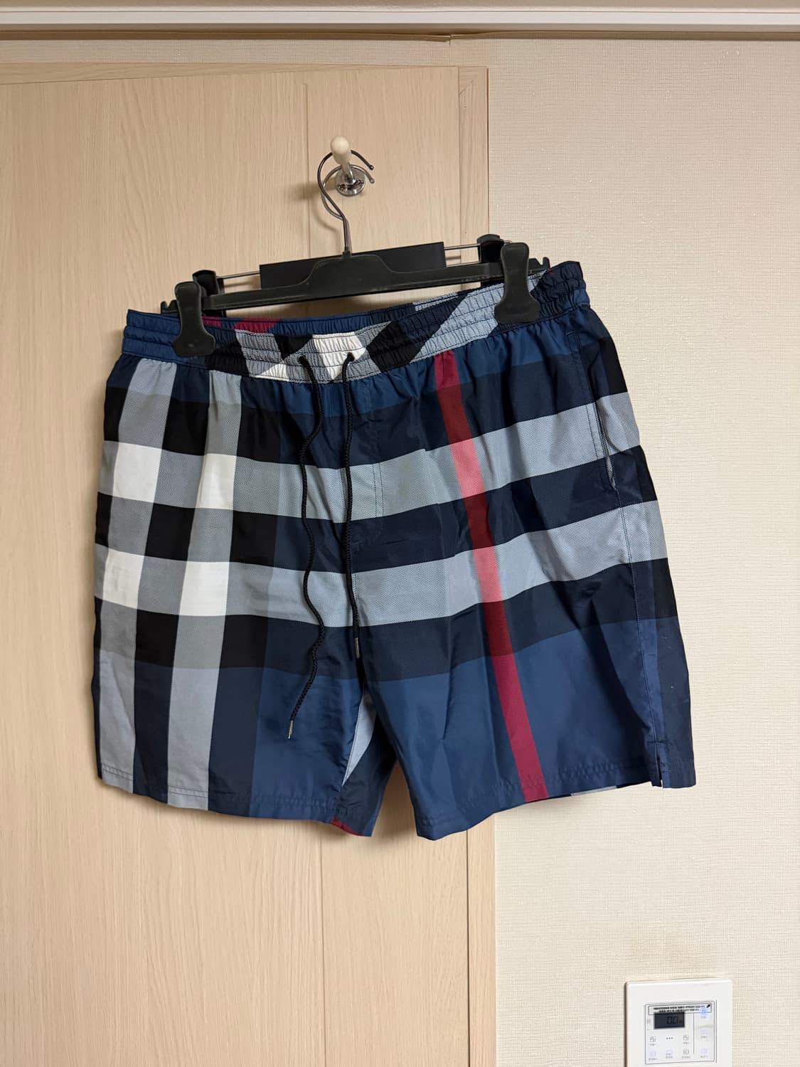 버버리 스윔 쇼츠 체크 반바지 XL 상품이미지1
