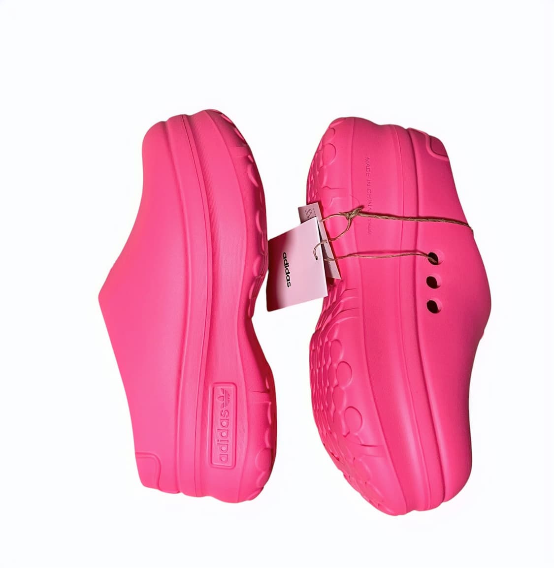 (새상품) 아디다스 아디폼 뮬 핫핑크 상품이미지4