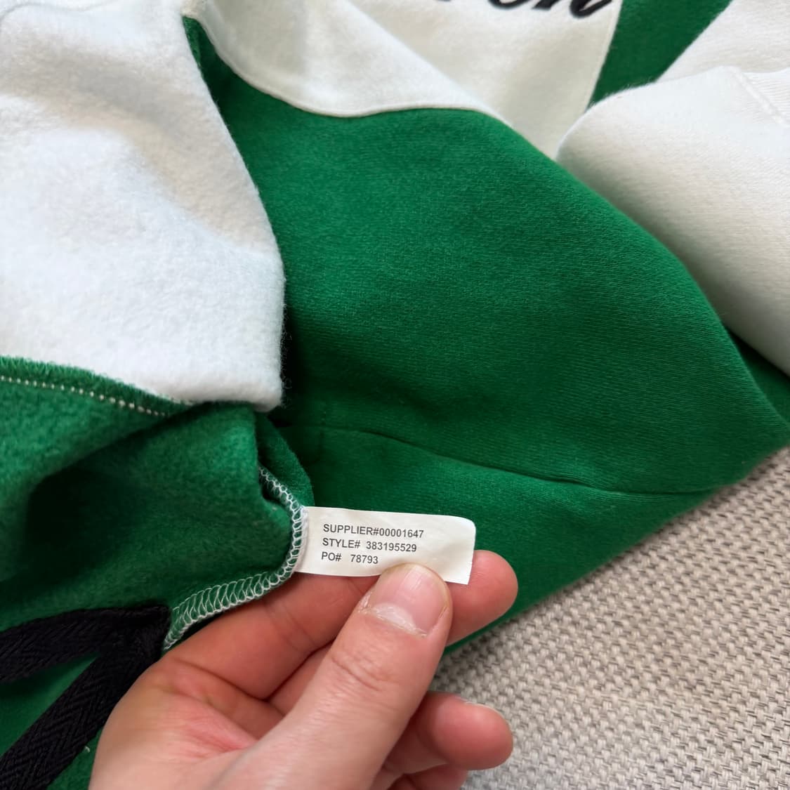 폴로 랄프로렌 럭비티 화이트 그린 상품이미지5