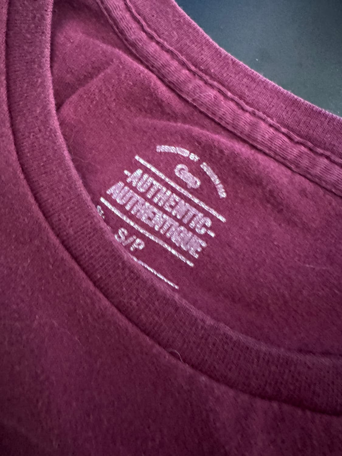 여성 GAP 갭 올드스쿨 버건디 롱 슬리브 긴팔 티셔츠 S 상품이미지3