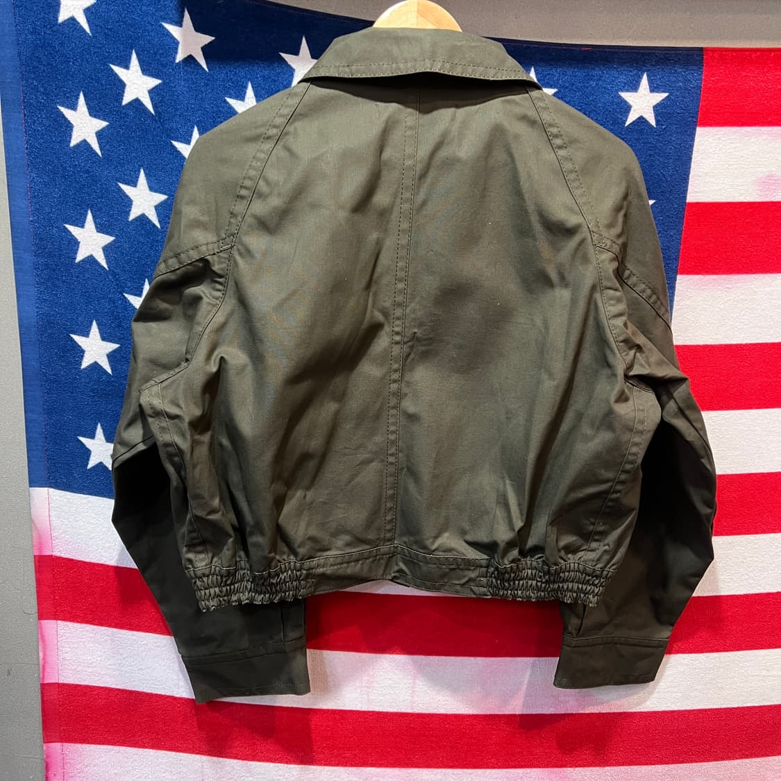 자라 크롭 야상 자켓 카키 상품이미지2