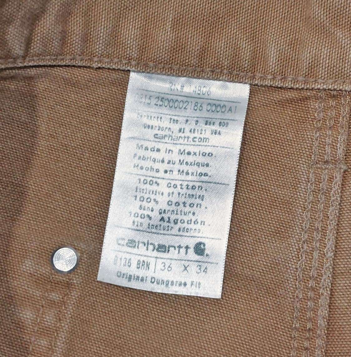 칼하트 더블니 B136 가죽탭 36 (34~35) 상품이미지7